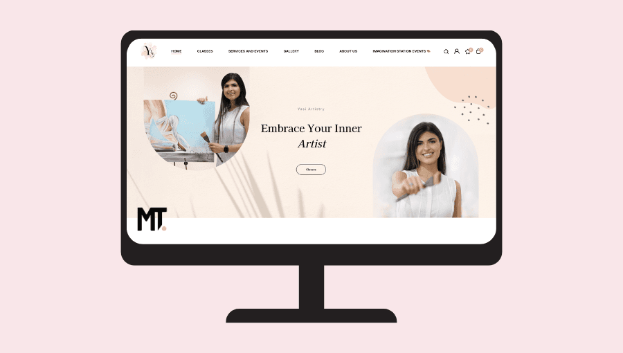 YasiArtistry website screenshot